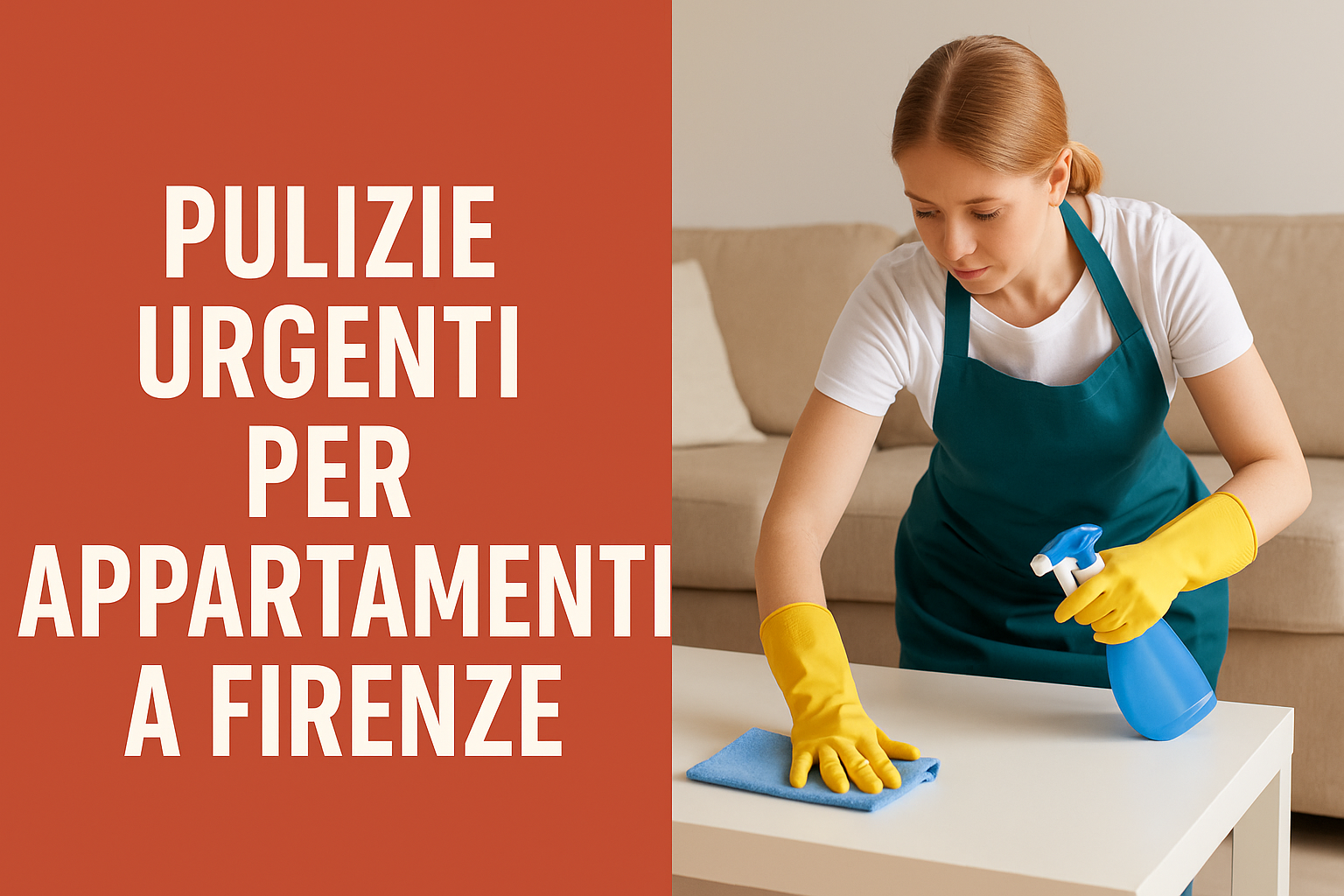 pulizie urgenti appartamenti Firenze