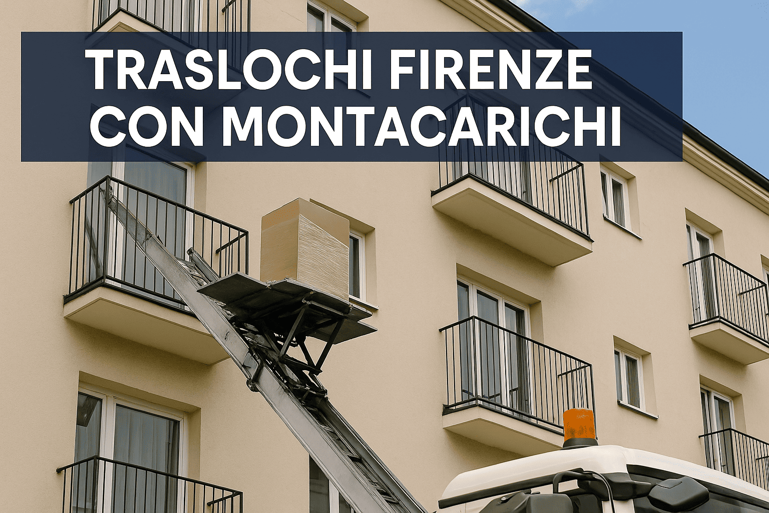 Traslochi Firenze con Montacarichi